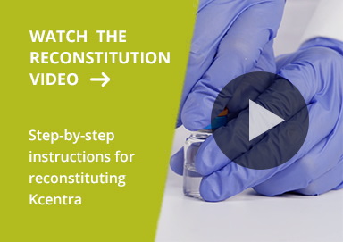 Kcentra reconstitution video